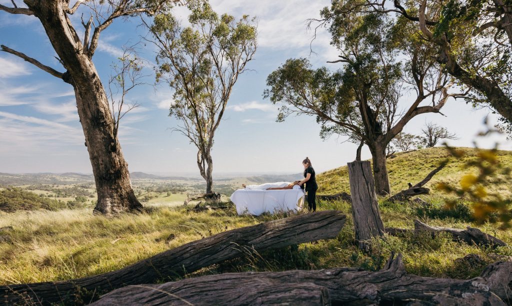 Views over the Mudgee region at Sierra Escape